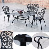 Garden Furniture Set Metal Outdoor Sofa and Tables