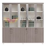 New Class Glass 5 Doors Office Scorage Cupboard (HY-NNH-W05)