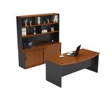 Customizable Office Table Eco-Friendly Wooden L Shaped Office Desk