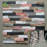 Warm Tone Mixed Color Quartzite Culture Stone Ledge Stone for Wall Covering Siding