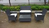 Outdoor Rattan Sofa for Garden with Steel Pipe SGS