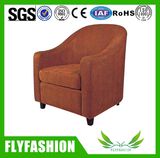 High Quality Durable Fabric Red Office Sofa (OF-54)