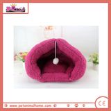 Hot Warm Pet Bed in Rose Red