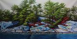 Wholesale Handmade Decorative Forestry Landscape Oil Painting for Wall Decor