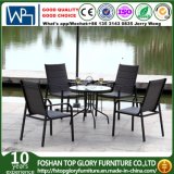 PE Rattan Hot Sale Dining Table and Chairs Set Outdoor Furniture