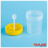 Cheap Clear Graduation 60ml Stool Container