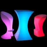 Party Light Furniture LED Light Furniture Outdoor Table and Chairs