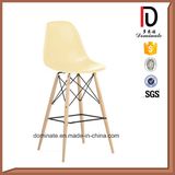 Hotel Club Plastic Dsw High Bar Wooden Legs Chair