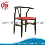 Red Color PU Leather Seat Iron Chairs for Theme Restaurant