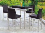 Bar Furniture Outdoor Rattan Bar Table Bar Stools