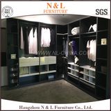 Wooden Furniture for Bedroom L-Shape Walik-in Closet Wardrobe