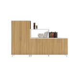 Melamine Office Storage Cabinet Bookcase Furniture File Cabinet (H90-0603)