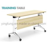 School Metal Folding Table with Wooden Top (YF-T001)