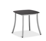 Garden End Table with Glass Top