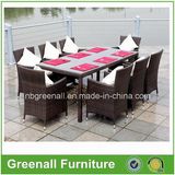 Outdoor Rattan Dining Table and Chair