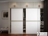 Modern French Home Bedroom Hotel Furniture Wood Closets Wardrobe