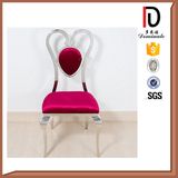 Heart-Shaped Stainless Steel Chair