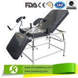 A045-3 Made in China Low Price Medical Manual Gynecological Delivery Obstetric Examing Bed