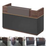 Melamine Chipboard Wooden Office Desk Multiple Reception Desk