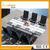 All Weather Stylish Home Furniture Frame in Anodized Aluminum Leisure Modern Dining Table Set Patio Garden Outdoor Furniture