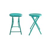 Household Folding Stool Living Room Dining Chair Cafe Bar Stool