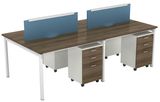 Modern Office Furniture Modular Partition Workstation Desk for 4 Persons