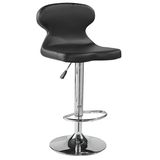 PU Swivel Height Adjustable Kitchen Dining Home Bar Stool (FS-B443)