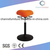 Modern Furniture Metal Orange Fabric Office Bar Chair