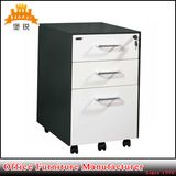 Metal Office 3-Drawer Mobile Pedestal Cabinet