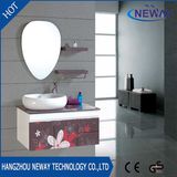 China Manufacturer PVC Lowes Bathroom Vanity Cabinets