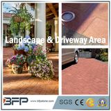 Garden Red Granite Paving Stone with Flamed/Honed Finishes for Floor/Flooring