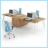 Custom Melamine and Metal Working Staff Office Table