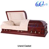 Mahogany Color Budget Casket Wholesale Casket for Funeral