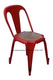 Morden Industrial Armand Plywood Dining Metal Restaurant Coffee Garden Chair