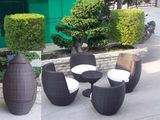 Patio Furniture Poly Rattan Sofa Stackable Outdoor Sofa Set