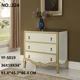 Cheap Simple Mirror Cabinet Furniture Bent Mirror Nightstand