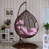 Coffee Garden Furniture Rattan Egg Swing Chair (D011B)