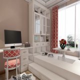 Customize Fashion Home Design White Bedroom Wardrobe