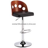 Bar Stools Chrome Faux Leather Kitchen Pub Barstool Breakfast Adjust Bar Chair