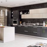 Modern Simple Wood Modular Kitchen Cabinet Indoor Furniture