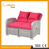 Indoor Leisure Furniture Garden Bedroom Balcony Lazy Sofa Rattan Deck Chair Gradient Adjustable