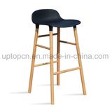 Color Available High Bar Stool with Wooden Leg (SP-UBC329)