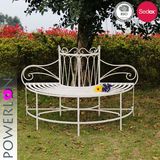 Gothic Antirust Wrougnt Iron Backyond Tree Bench & Park Bench