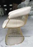 Metal Leisure Outdoor Morden Restaurant Furniture Wire Dining Chair