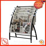 Metal Wall Mounted Wire Magazine Rack for Office