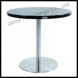 Elegant Black Painting Round MDF Dining Table (SP-GT158)