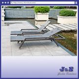 Outdoor Patio Furniture ,PE Wicker Adjustable Pool Chaise Lounge Chair (J4295)