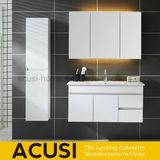 Wood Modern Style Waterproof Bathroom Storage Paint Bathroom Cabinets (ACS1-W94)