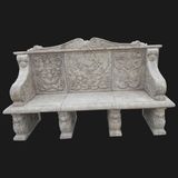 Antique Stone Garden Bench, Garden Furniture