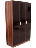 Wooden High UV Gloss 3 Door Wardrobe Closet